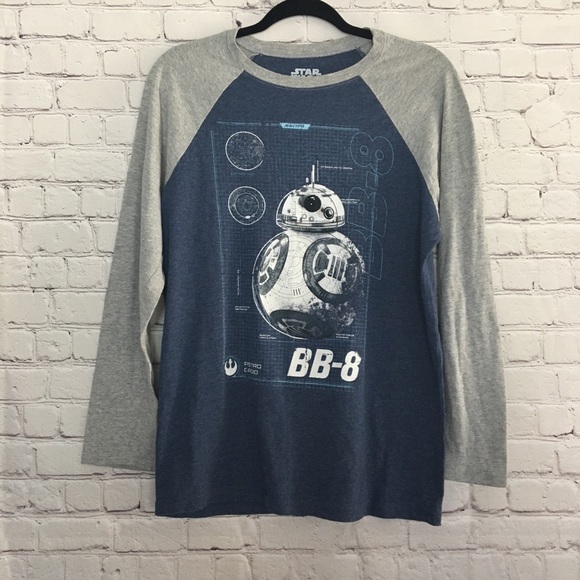 Star Wars Other - Star Wars Mens Long Sleeve BB8 Tee.